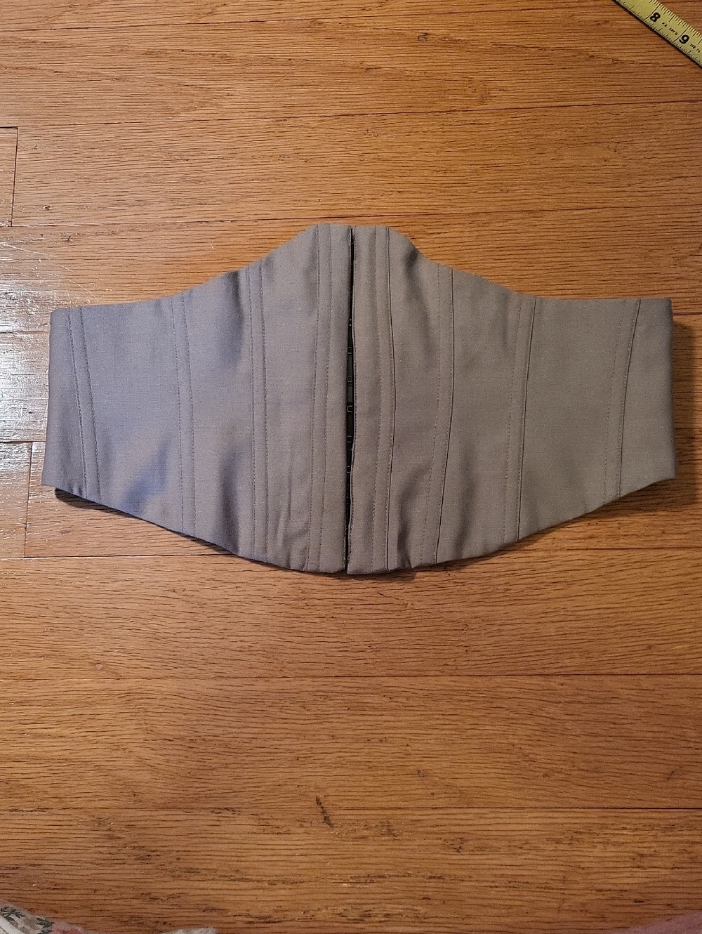 Neutral Boned Corset Waist Belt W Hook&Eye